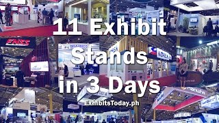11 Exhibit Stands in 3 Days (ADAS 2016)
