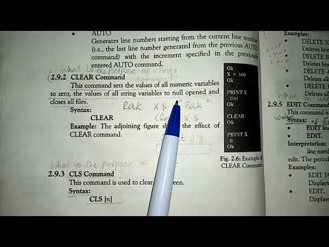 10 Computer CLEAR and CLS Command