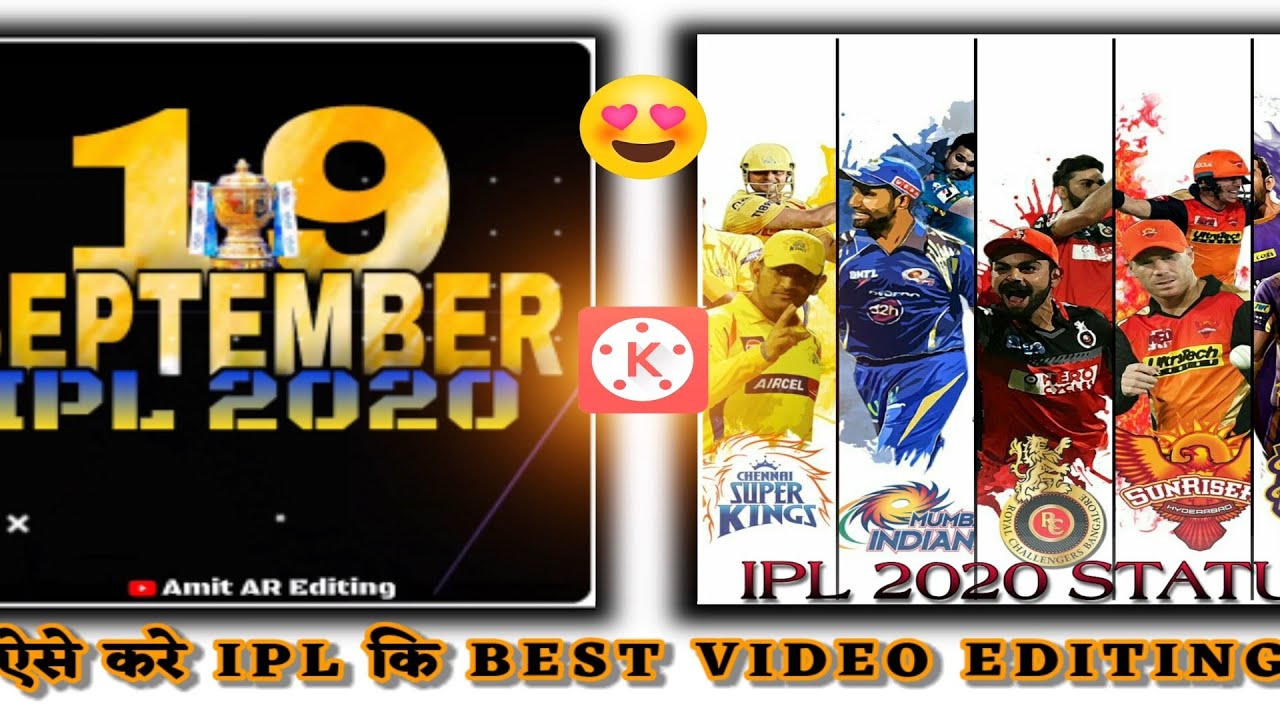 IPL 2020 video editing || Mumbai indians || CSK || New trend ||KINEMASTER| Editing | AMIT AR EDITING
