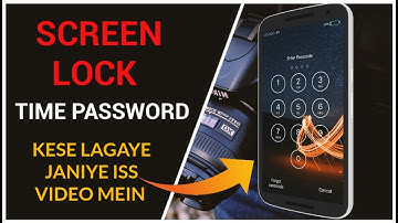 How To Set Screen Lock Time Password In Mobile
