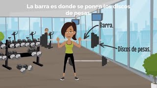 Español en el gimnasio / Clase de español con vocabulario para gimnasios.