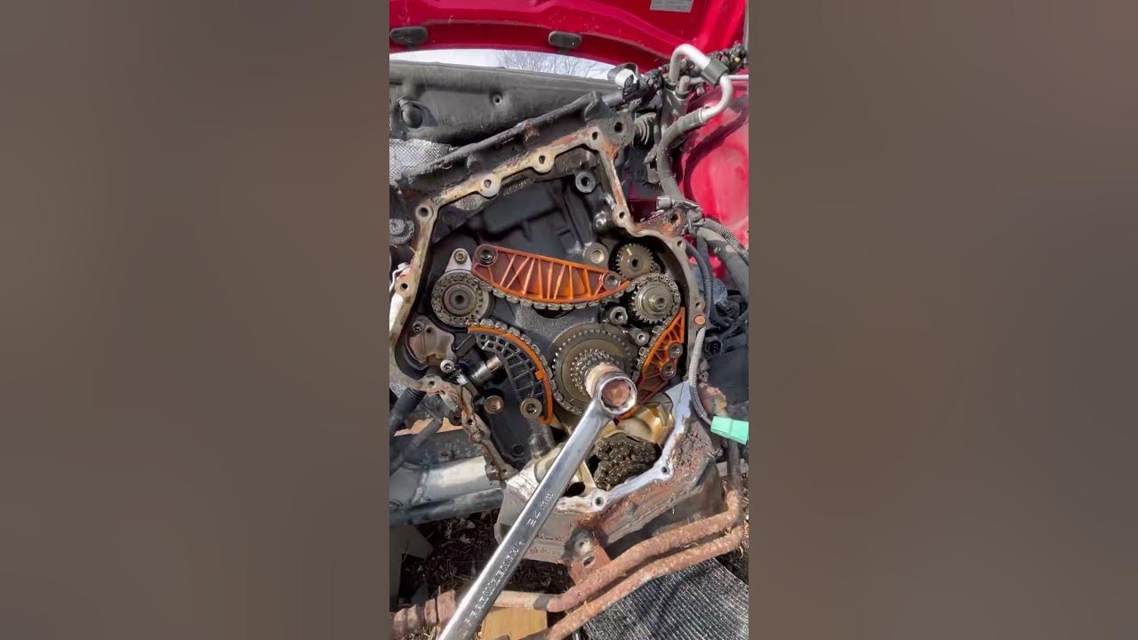 2 0t audi vw timing balance shaft chain before removing installing