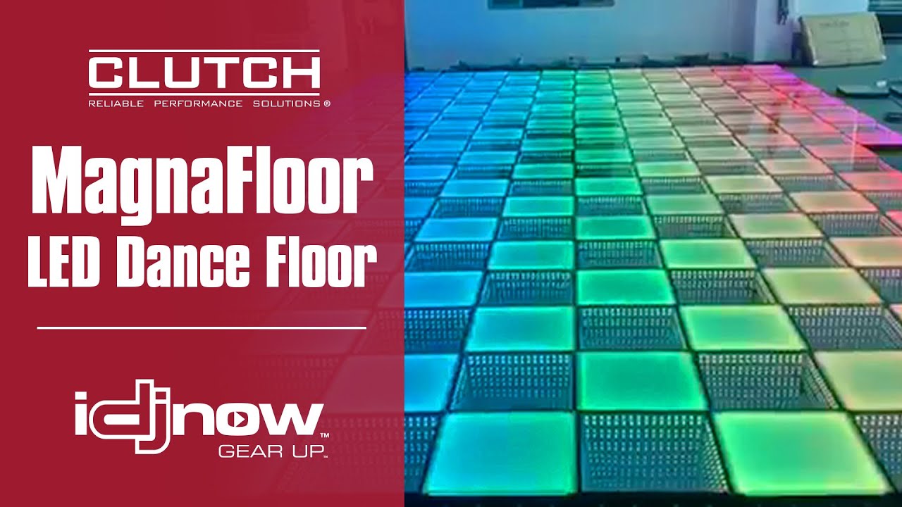 Clutch Magnafloor Portable Led Mirrored Magnetic Dance Floor