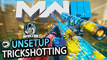 I HIT THE CRAZIEST UNSETUP OUT THE MAP TRICKSHOT ON MW3! (10+ SHOTS) | MW3 TRICKSHOTTING