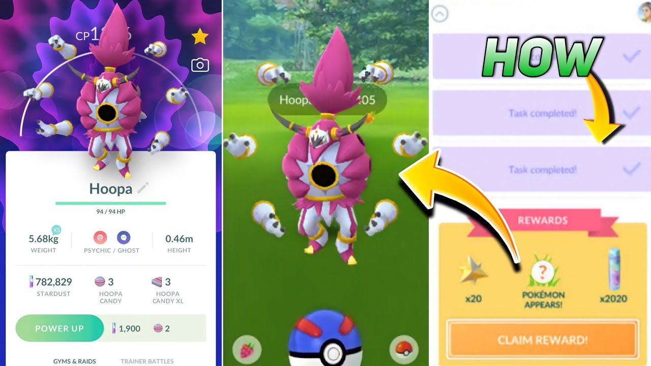 Hoopa unbound form in pokemon go | when & how we get hoopa unbound form  in Pokemon Go.
