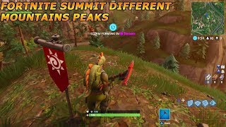 fortnite summit different mountains peaks 10 mountain summit - summit mountains fortnite