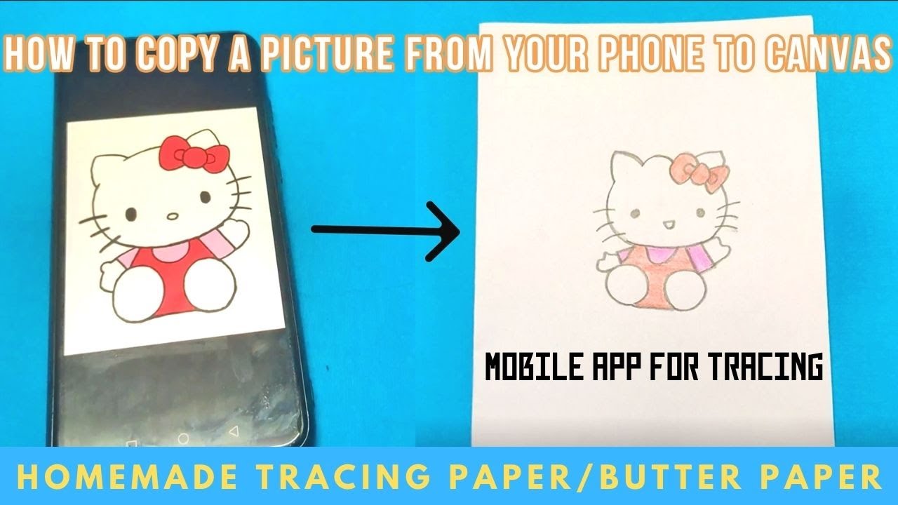 DIY Light box: How to Trace A Drawing Without Tracing Paper! 