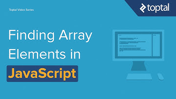 JavaScript Video Tutorial - Finding Items in an Array