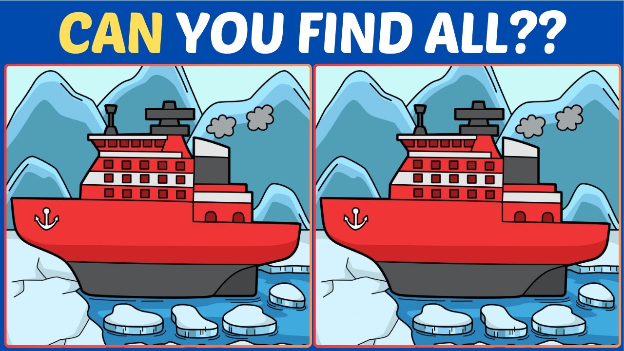 【Spot & Find The Difference】🌸Fun Activity for Improved Concentration ...