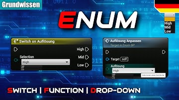 UE4 ENUMERATION TUTORIAL | Enum Variable | Unreal Engine Enumeration Deutsch | UE4 Tutorial Deutsch