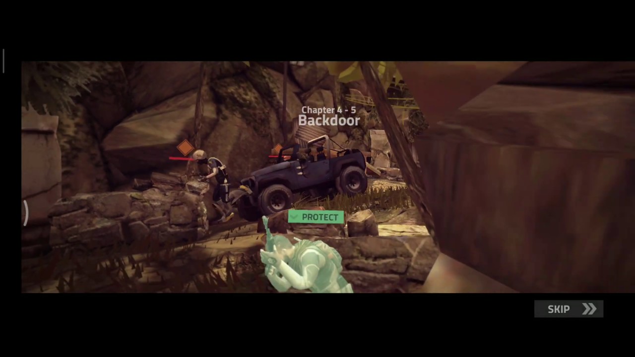 Backdoor 4-5 in Coverfire || Get 3 stars || Chapter 4 Mission 5 Gameplay