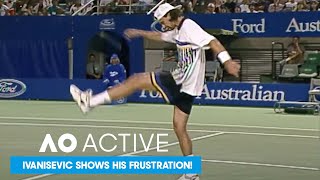 Ivanisevic Shows his Frustration at the Australian Open | AO Active