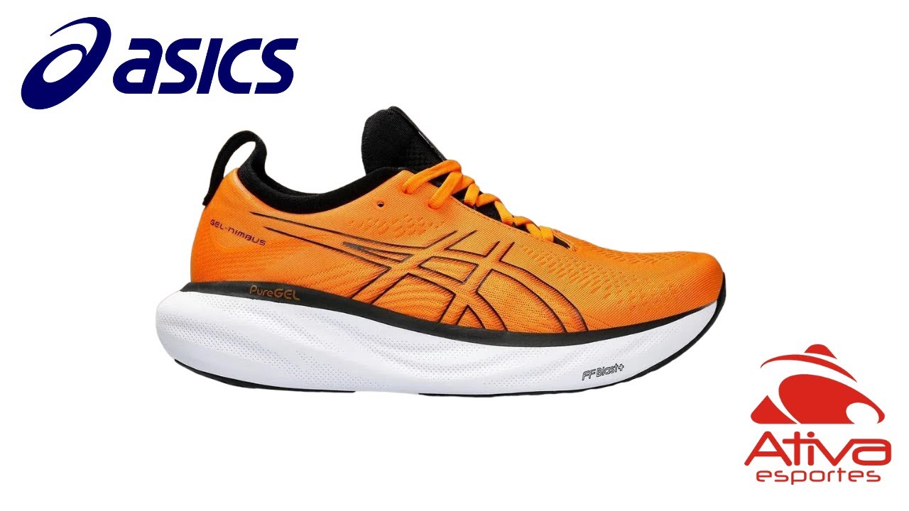 Tênis Asics Gel Nimbus 25 Masculino 1011B547-800 - Ativa Esportes