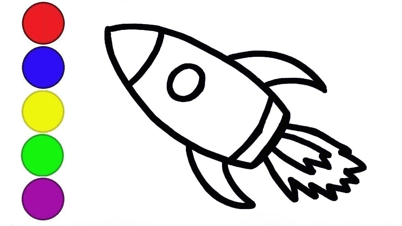 Зымыран раскраска. Рисунок ракета разрисованные легкие для детей. Зымыран рисунок для детей. Как нарисовать ракету и раскрасить.