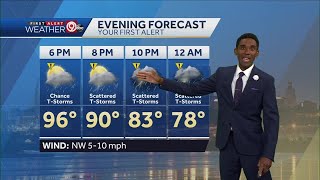 Storms roll in Tuesday heading into Wednesday