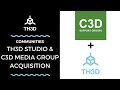 Th3d studio  c3d media group acquisition  communities