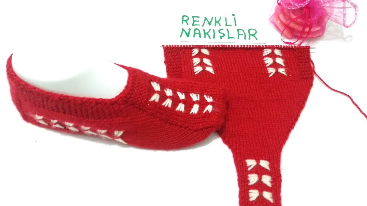 Kelebek Modeli İki Şiş Patik Modeli ❤️/Çeyizlik patik modelleri