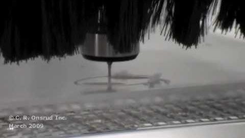 Vilmill Paper Is Used for Holding Small HDPE Parts on a C.R. Onsrud CNC Router