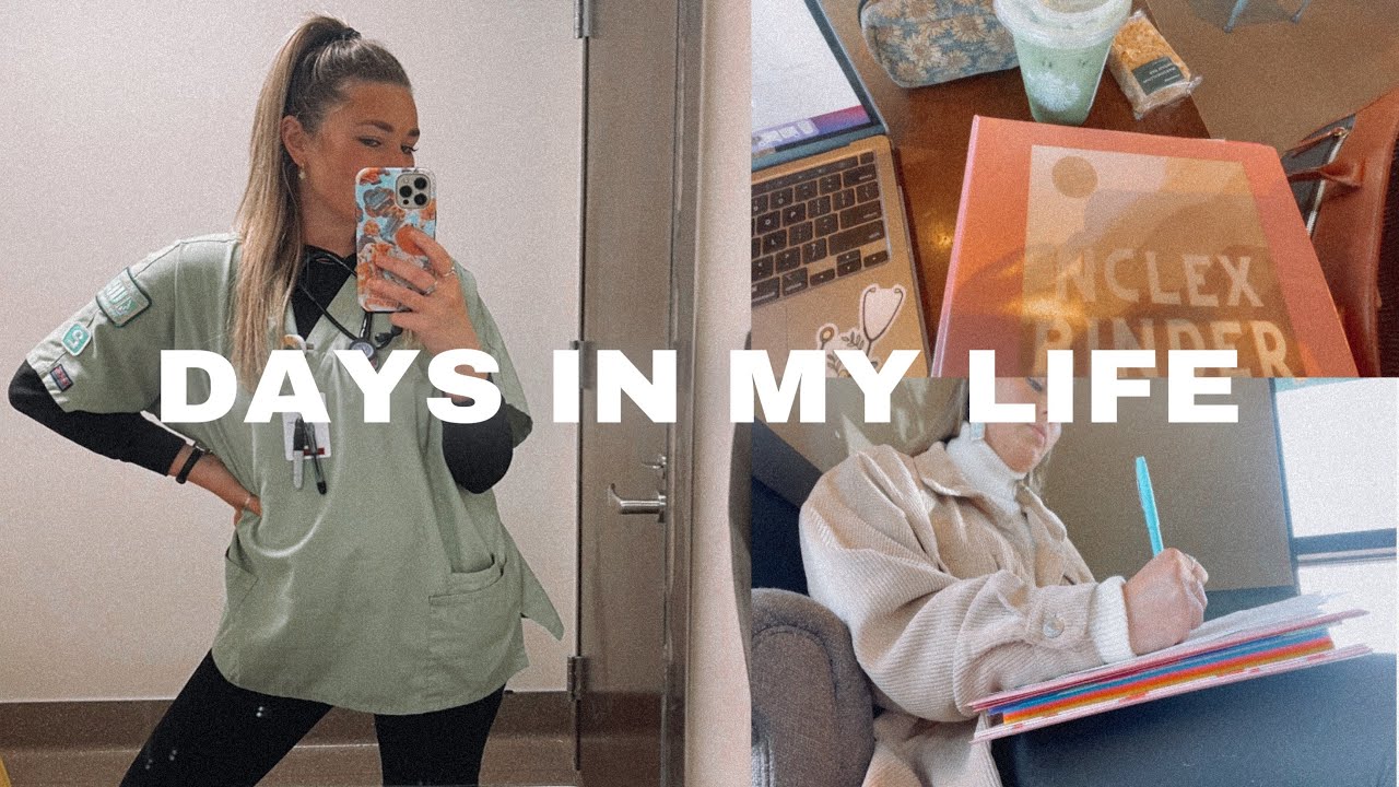 nursing student days in my life vlog | ED clinical rotations + nurse ...