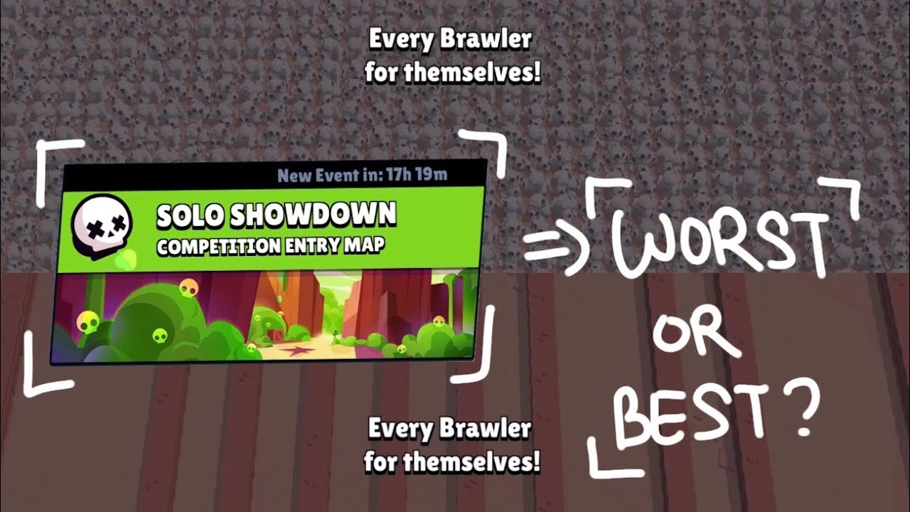 Solo showdown competition entry map brawl star gameplay - worst or best?