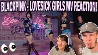 BLACKPINK - LOVESICK GIRLS MV (COUPLE REACTION | LYRIC BREAKDOWN!)