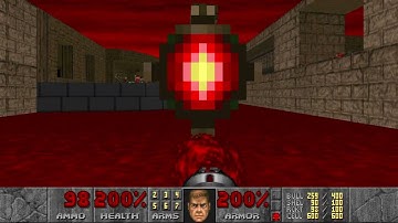 Doom + Doom II: The Plutonia Experiment - Level 18: Neurosphere (100%)