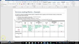 How to use Decision Matrix (with example)