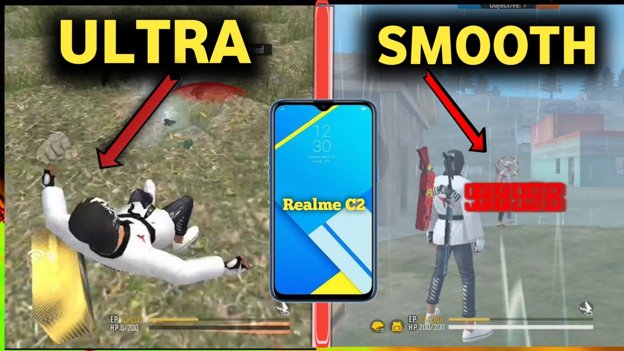 ULTRA VS SMOOTH GRAPHICS GARENA FREEFIRE LAG PHONE OLD PHONE
