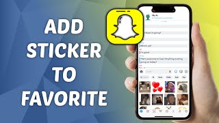 How to Add Sticker to Favorite on Snapchat screenshot 5