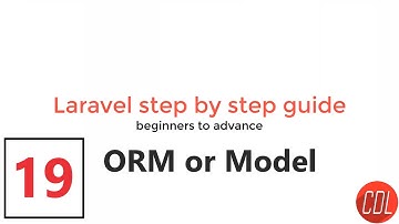 (19) ORM/Model | Eloquent model