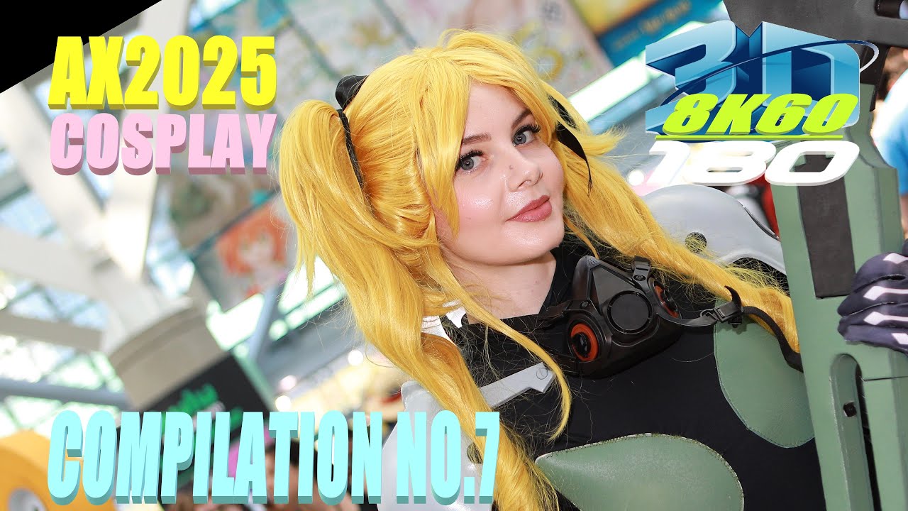 Anime Expo 2025, Cosplay, Compilation No7, Experience 3D VR180, AX2025, アニメエキスポ2025, コスプレコンピレーションNo7