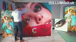 How to assemble a 1m x 2m iLLUMiGO LED lightbox