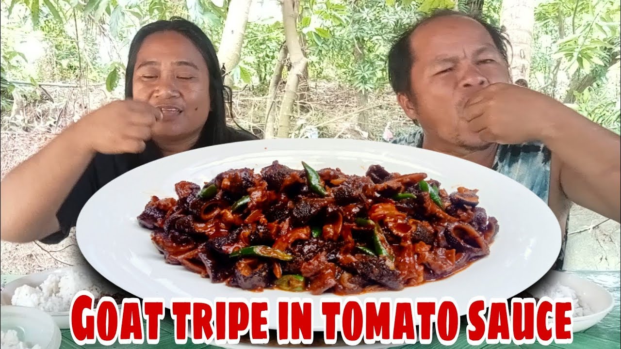 GOAT TRIPE IN TOMATO SAUCE #lutongbahayrecipe 