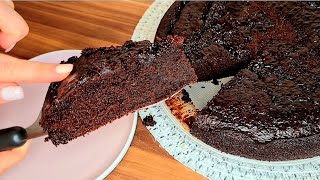 Такой пирог заменит шоколад/ Мокрый шоколадный пирог на молоке с какао/ Кухня Ирины!