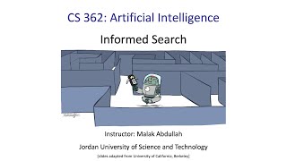 Informed Search - Greedy + A*  (AI CS362)