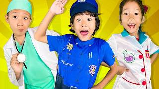 police officer song job occupation kids songs nursery rhymes