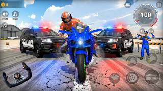 Xtreme Sports Motorbike Onewheeling Highway Stunts Racing Police Escaping - Android Gameplay screenshot 5