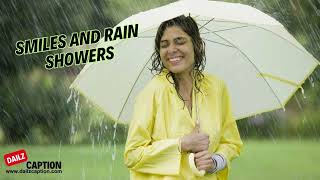 Best Rainy Day Captions | Rainy Day Quotes | Monsoon Quotes #rainyday #instagramquote #captionsideas