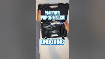 Unboxing Walther PDP Steel Frame Match 5 inch 9mm Pistol #waltherpdp #uspsa #ipsc