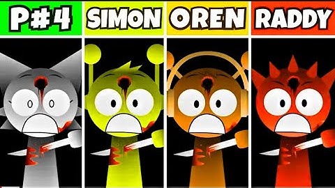 Incredibox Sprunki: Phase 4 But Everyone is Simon vs Oren vs raddy 