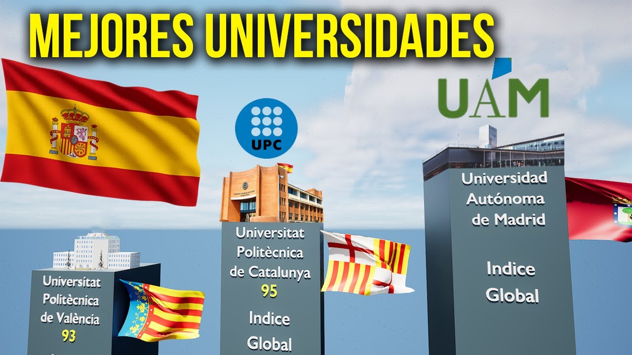 Las Mejores Universidades de ESPAÑA 🇪🇸 😱 Las Más Prestigiosas del País