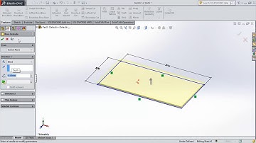Project 1: SolidWorks Tutorial: Part for Kitchen 8, Middle of Element ( Shelf )
