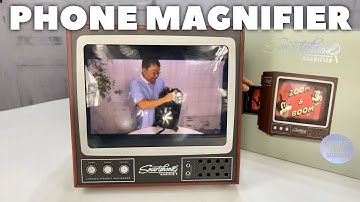 Retro TV Phone Screen Magnifier Review
