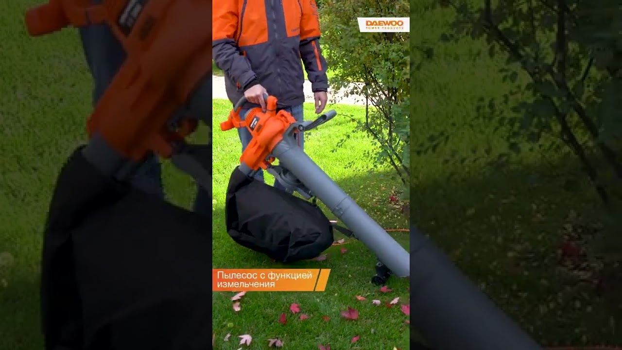 DAEWOO DABL 3000E || Электрическая воздуходувка-пылесос || #shorts ...