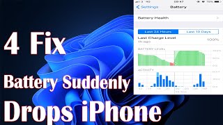 iPhone Battery Suddenly Drops - 4 Fix How To