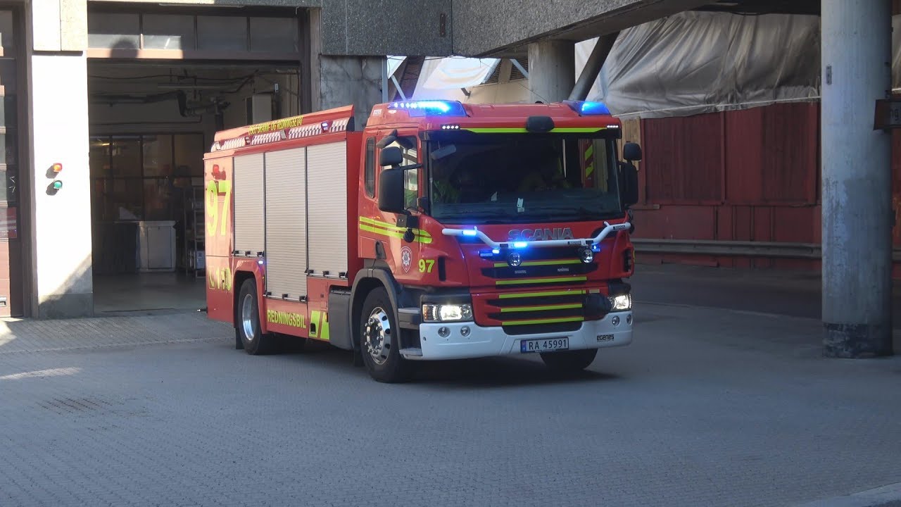 Oslo Fire Department 97 Responding YouTube
