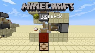 Minecraft: Drop Down Redstone Ceiling Lamp