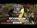 Mortal kombat deadly alliance 2022 ps2 scorpion on max 3 rounds