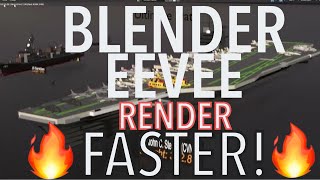 2023: How To Increase Blender EEVEE Speed Up Render | Faster Rendering🔥