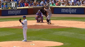 PIT@CHC: Cervelli crushes a grand slam to left field